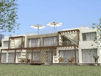 Beachfront 1 bed 2 bath apt Kyrenia
